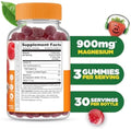Lifeable Magnesium Gummies For Kids 900Mg Magnesium Citrate Great Tasting Kids Magnesium Supplement Gluten Muscle Support And Stress Relief Chewable 90 Gummies