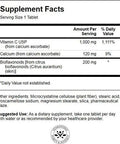 Swanson Buffered Vitamin C w/Bioflavonoids 1Vitamin 000 Milligrams 250 Tabs