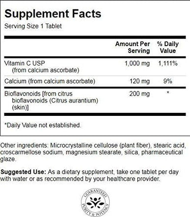Swanson Buffered Vitamin C w/Bioflavonoids 1Vitamin 000 Milligrams 250 Tabs