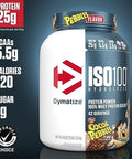 Dymatize Iso100 Hydrolyzed Protein Powder & Iso100 Hydrolyzed Protein Powder In Dunkin' Mocha Latte Flavor