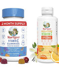 Maryruth's Organics Vitamin C Gummies & Liposomal Immunity Bundle 60Ct 76Oz