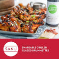 San-J - Gluten Free Tamari Lite Soy Sauce with 50% Less Sodium - Made with 100% Soy - Specially Brewed - 20 oz. Bottle