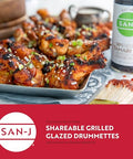 San-J - Gluten Free Tamari Lite Soy Sauce with 50% Less Sodium - Made with 100% Soy - Specially Brewed - 64 oz. Container