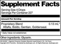 Terravita Digestive Enzymes Complex Glycerite Liquid Extract (1:5) - No Flavor (1 Oz, Zin: 522367)