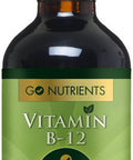 Go Nutrients Vitamin B12 - Fast Absorbing B12 Vitamins, All Natural, Vegan Friendly B12 Sublingual Supplement With 3000 Mcg Methy