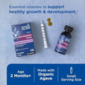 Mommys Bliss Baby Multivitamin + Iron Daily Essential Vitamins for Immune Support Healthy Growth and Bone Development Age 2 Months+ 30 ml Liquid