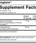 Quicksilver Scientific Liposomal Magtein Magnesium Supplement for Brain Function Support Stress Sleep and Memory Support GlutenFree SugarFree and Vegan 15.2 fl oz (30 Servings)