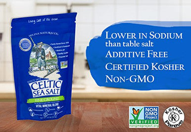 Celtic Sea Salt Fine Ground Bag 8 oz