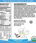 Orgain Organic Vegan Protein Powder + Greens Vanilla Bean 21G Plant Based Protein Gluten Dairy Lactose Soy Vegan Protein Powder Creamy Chocolate Fudge 2.03Lb