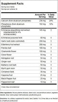 Garlic Echinacea Elderberry+ 60 Veg Tabs