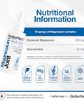 Betteryou Magnesium Joint Body Spray - Muscle Relief Spray - Topical Magnesium Chloride And Glucosamine - Cooling Menthol And Eucalyptus 3.38 Oz