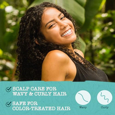 Maui Moisture Scalp Care Rejuvenating Conditioner Soothing Curly Hair Conditioner With Vitamin E Pro-Vitamin B5 & Aloe Vera Silicone- 13 Fl. Oz