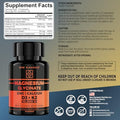 Elements Magnesium Glycinate 1500Mg With Vitamin D3 K2 + Zinc & Calcium D3 10,000 Iu K2 200Mcg Calcium 50Mg Zinc 50Mg Bone, Muscle & Immune Support For Women & Men - Vegan - Non-Gmo