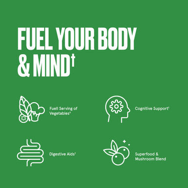 Bulletproof Greens, 8.4 Ounces, Daily Greens Powder With Superfoods And Nootropics