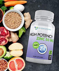 Zinc 50Mg - Zinc Picolinate Immune Health Support Supplement 120 Veggie Capsules For Adults And Kids Vitamin, Well-Absorbed High Potency Pure Zinc Supplements - 50Mg Per Serving