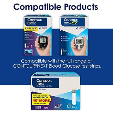 Ascensia Contour Next Ez Blood Glucose Monitor Allinone Kit With Test Strips Accurate Blood Sugar Monitor Easytouse Glucose Meter Portable And Reliable Diabetes Testing Kit