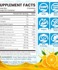 Natisland Electrolyte Gummies For Hydration Hydration Gummies For Kids & Seniors Adults With Potassium Magnesium Calcium Sodium Chloride For Runners And Endurance Sports Orange Flavor Vegan 60 Chews
