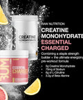 Raw Nutrition Creatine Monohydrate & Citrus Grapefruit Pre-Workout Powder Bundle