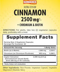Sundance Ceylon Cinnamon Capsules 2500Mg 60 Pills With Chromium And Biotin Vegetarian Nongmo And Gluten Supplement
