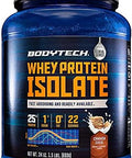 Bodytech Whey Protein Isolate Powder 25G Protein Per Serving With Bcaas Fastabsorbing For Muscle Growth & Recovery French Vanilla (1.5 Lb 21 Servings)