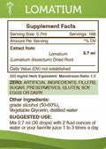Secrets of the Tribe Lomatium Tincture Alcohol Extract, High-Potency Herbal Drops, Tincture Made from Responsibly farmed Lomatium Lomatium Dissectum Immune System Health 4 oz