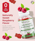 Barislim Advanced Bariatric Multivitamin Gummies - Specially Formulated Bariatric Vitamins For Patients After Weight Loss Surgery - Supports Energy & Immune Health Raspberry (90 Vegan Gummies)