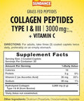 Sundance Collagen Peptides Pills 3000Mg Type I & Ii With Vitamin C 60 Count Nongmo & Gluten Supplement