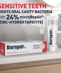 Biorepair Sensitive Teeth Daily Toothpaste - 2.54 Fluid Ounces ( ) Tubes ( ) [ Italian Import ] 75Ml Pack Of 2
