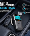 Dubignb Mini Breathalyzer Alcohol Tester Portable Digital Breath Alcohol Detector With Lcd Display Bac Mini Breathalyzer Keychain Tester Blood Alcohol Breathalyzer Mini For Travel