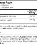 Vitacost Calcium Citrate with Vitamin D31000 mg per Serving 240 Tablets
