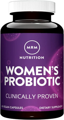 MRM Nutrition Women's Probiotics | Intestinal + Immune Health | Prebiotics + postbiotics | Clinically Proven| 25 Billion Cells | Good Bacteria for Gut Health| Shelf Stable | 30 Servings