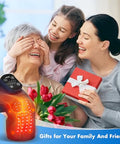 Miula Red Light Therapy & Vibration Massage Knee Brace Wireless Rechargeable With 660Nm&850Nm Light & Heating Function Relief For Knee Joint Elbow & Shoulder Pain Promotes Faster Recovery