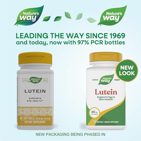 Nature'S Way Lutein Supports Eye Health 60 Soft Gels