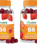 Lifeable Vitamin B6 Gummies 100Mg Great Tasting Vit B6 Supplement Vegan B6 Vitamins For Nerve Support Supplement Vitamin B 6 For Adults Men Women 60 Gummies