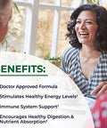 Bioschwartz Super Greens Powder With Probiotics Prebiotics And Digestive Enzymes (30 Servings) Plus Elderberry Gummies With Zinc And Vitamin C For Adults Immune Support (1 Month Supply)