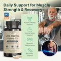 VINATURA HMB 3000mg and Vitamin D3 Supplement Muscle Defense with HMB (BetaHydroxy BetaMethylbutyrate) Vitamin D3 (1600 IU) Labs Tested and NSF Certified for Sport 120 Capsules