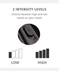 Homedics Portable Full Body Vibration Massager, Effective Targeted And Full-Body Massage, High & Low Intensity Levels, Ergonomic Easy-Grip Handle 3 Interchangeable Attachments, 2 Aa Batteries Included