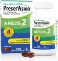 Preservision Areds 2 Eye Vitamins #1 Eye Doctor Recommended Brand Lutein And Zeaxanthin Supplement With Vitamin C Vitamin Ezinc And Copper 130 Softgels (Minigels)