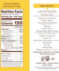 Simple Mills Almond Flour Snack Bars, Peanut Butter Chocolate Chip - Gluten Free, Made with Organic Coconut Oil, Breakfast Bars, Healthy Snacks, 6 Ounce (Pack of 2)