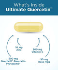 Ultimate Quercetin by Purity Products 20x More Absorbable Than Ordinary Quercetin Quercefit Quercetin Phytosome Zinc Vitamin C More Supports Immune Lung Function More 60 Veg Capsules