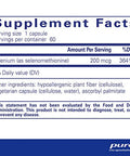 Pure Encapsulations Selenium 200 mcg 60 vcaps