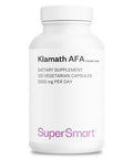 Supersmart AFA Extract 1000 mg Per Day Aphanizomenon FlosAquae BlueGreen Algae Supplement Emotional Wellbeing Boost Concentration NonGMO Gluten Free 120 Vegetarian Capsules