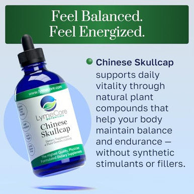 Lymecore Botanicals Chinese Skullcap Liquid Extract 4 FlOz