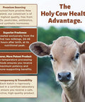 Holy Cow Health Colostrum Capsules Pure Undiluted + Highly Bioactive