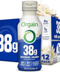 Orgain 38G High Protein Shake Dairy Isolate Protein Milk Vanilla 6G Bcaas 1G Sugar Per Serving Meal Ready To Drink Keto Friendly Gluten 14 Fl Oz (Pack Of 12)