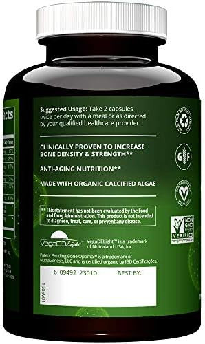 Mrm Nutrition Vegan Bone Maximizer Bone Strength + Density Organic Algae With Vitamin K2 + D3 Clinically Proven Antiaging Nutrition Gluten 30 Servings