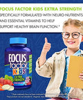 Focus Factor Kids Extra Strength Daily Chewable Brain Health Support + OLLY Kids Chillax Calm Chews 50 Count