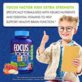 Focus Factor Kids Extra Strength Daily Chewable Brain Health Support + OLLY Kids Chillax Calm Chews 50 Count