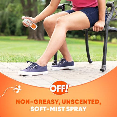 Off Family Care Insect & Mosquito Repellent Spritz Bug Spray Containing 7 Deet Unscented Repellent With Aloe Vera Protects Against Mosquitoes 9 Oz