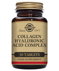 Solgar Collagen Hyaluronic Acid Complex 30 Tablets - Hydrolyzed Collagen Type 2 - Helps With Fine Lines & Wrinkles - Boosts Skin Collagen & Elasticity - Non-Gmo Gluten & Dairy Free - 30 Servings